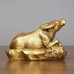  Brass zodiac ox ornament